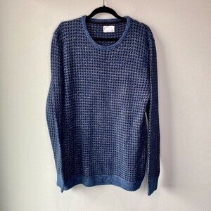 Urban Outfitters Your Neighbors Houndstooth Knit Pullover Sweater L
